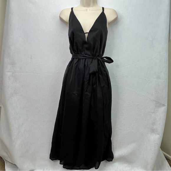 NWT BloomChic Size 14-16 Black Spaghetti Strap Dress - 555 - Picture 2 of 16